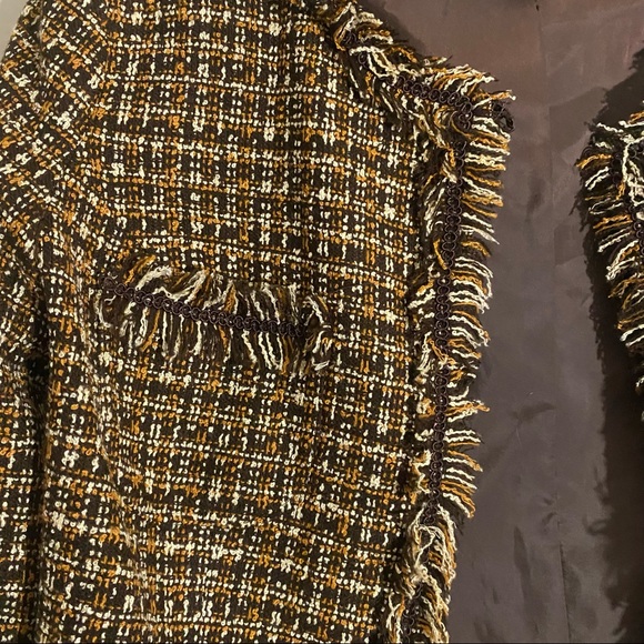 Adorable 90s Vintage JM Atelier Tweed Dress & Jacket Set - Picture 3 of 15